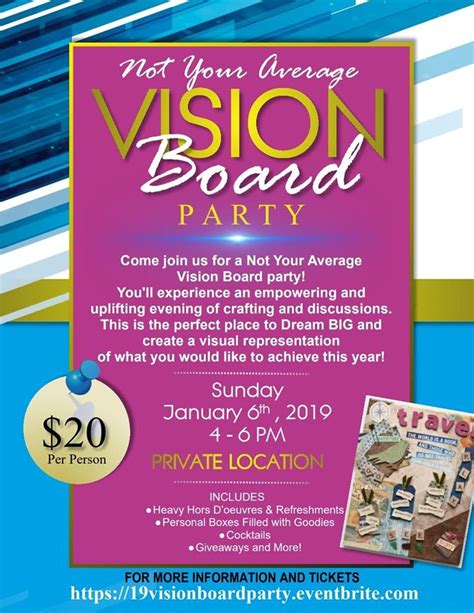 Vision Board Flyer Template